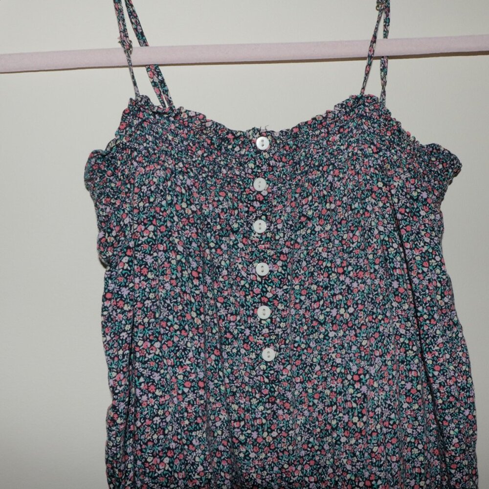 Floral Basic Short Romper - H&M